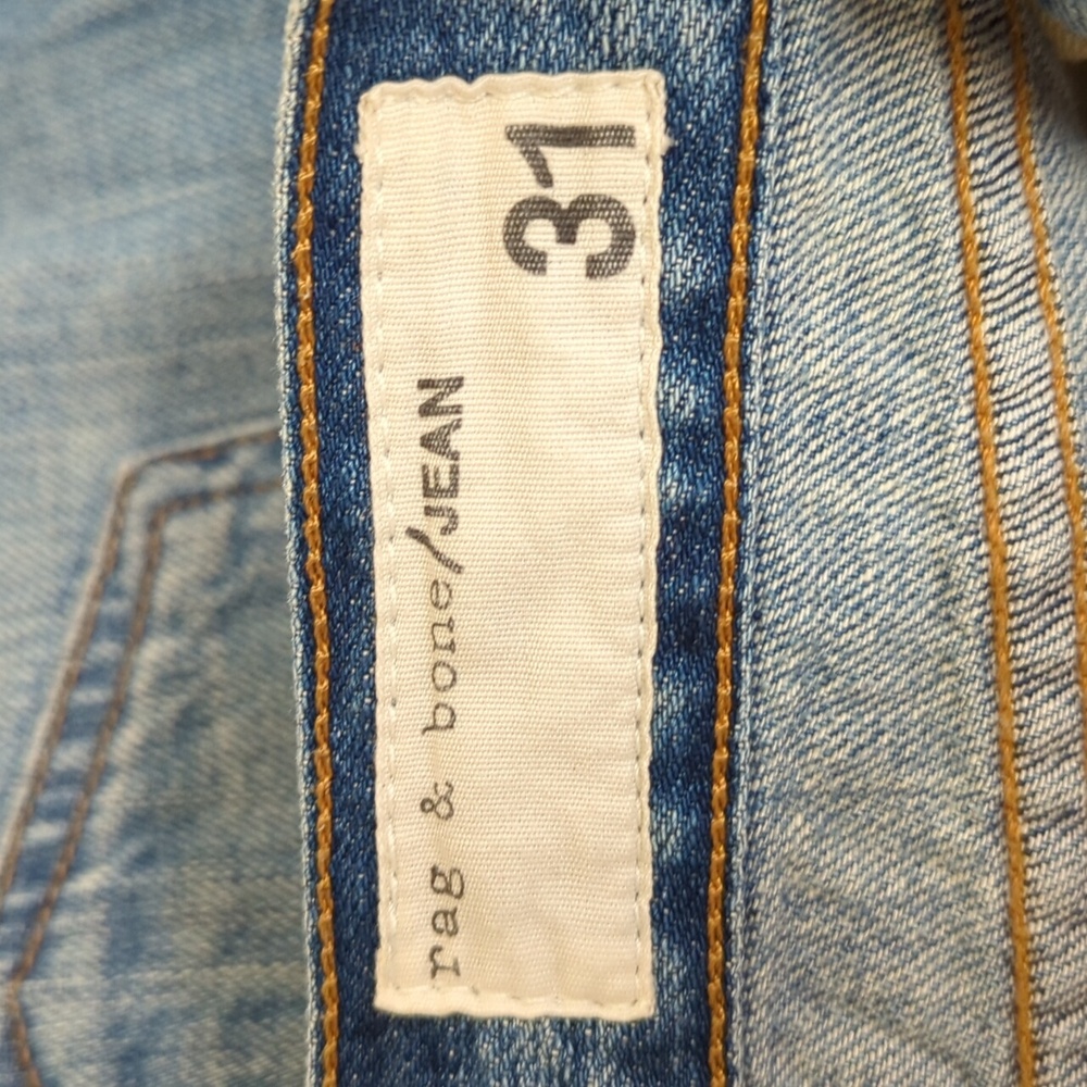 rag & bone Jean Cut Off Distressed Shorts in Chesapeake Size 31 - Picture 9 of 10